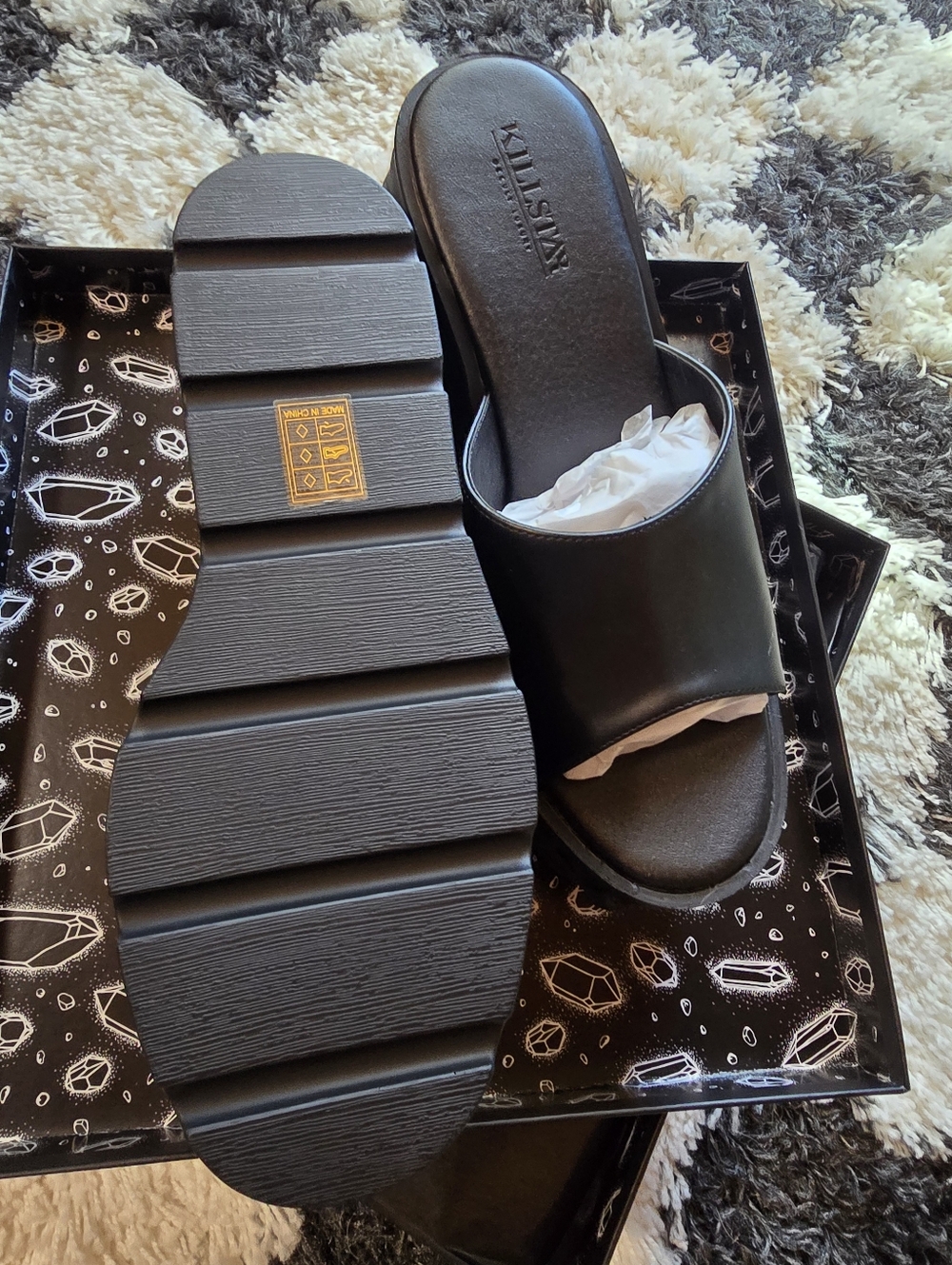 Killstar Doom Platform Sandals Size 9 - Picture 7 of 9
